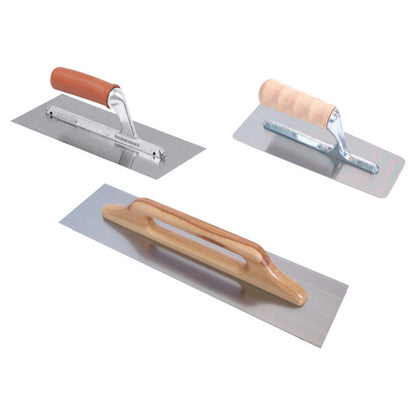 Espátulas lisas rectangulares em Aço 1/10