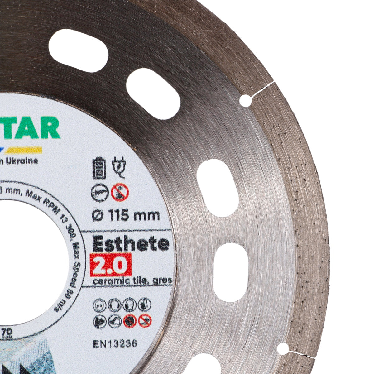 DISCO DE CORTE DE DIAMANTE 1A1R Ø 115 mm a Ø 125 mm X1,1X6X22,23 ESTHETE 2.0