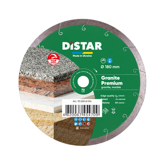 DISCO DE CORTE DIAMANTADO 1A1R Ø 180 mm a Ø 350 mm GRANITO PREMIUM