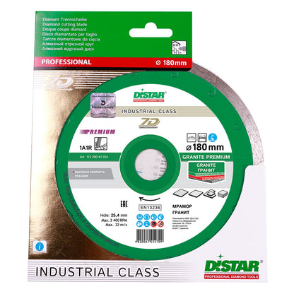 DISCO DE CORTE DIAMANTADO 1A1R Ø 180 mm a Ø 350 mm GRANITO PREMIUM