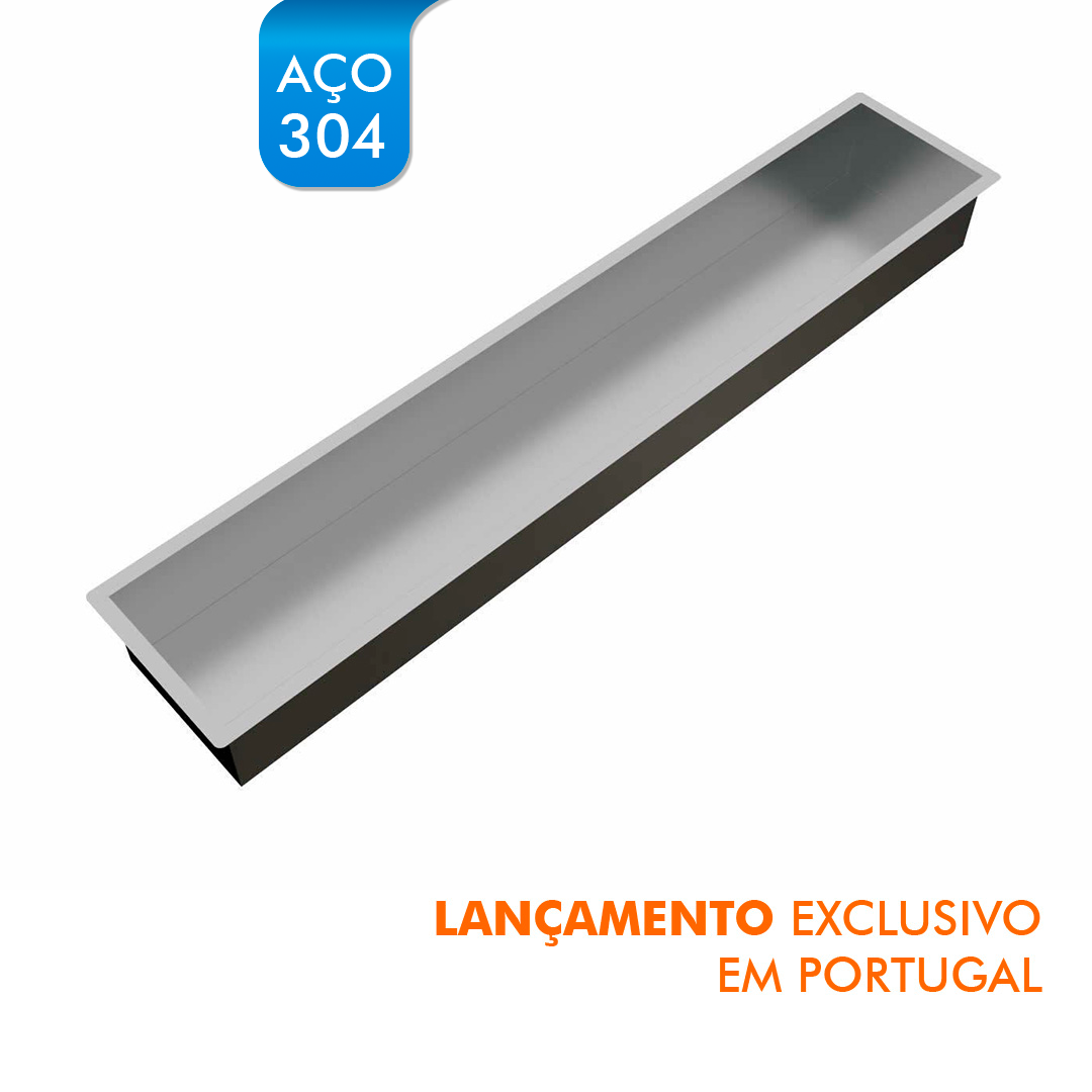 Calha Seca Kitchen 1000 Calha Úmida - AÇO 304