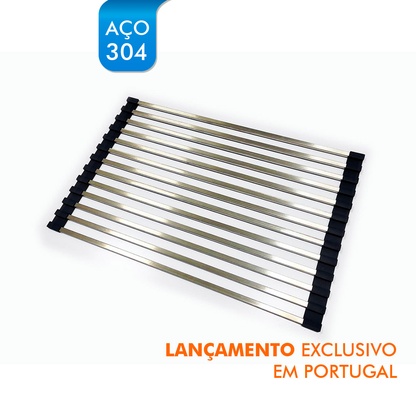 Tappetino drenante multiuso in acciaio inox CA 450 Vasca umida - ACCIAIO 304