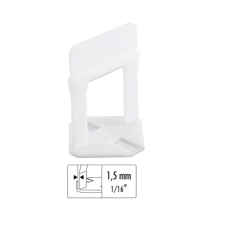 Sistema de Nivelamento de pisos e cerâmicos Standard - 1,5 mm de 13 a 20 mm