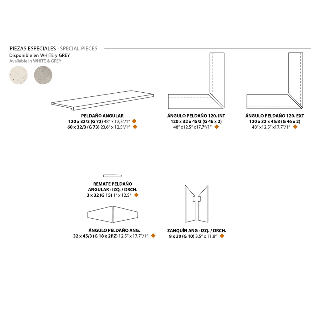 Bordo piscina ROCKS - Natucer