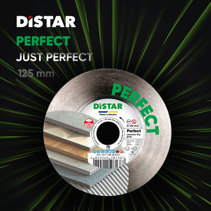 DISCO DE CORTE DE DIAMANTE 1A1R 125X22,23H PERFECT