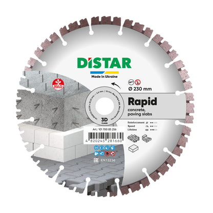 DISCO DE CORTE DE DIAMANTE 1A1RSS 125 RAPID