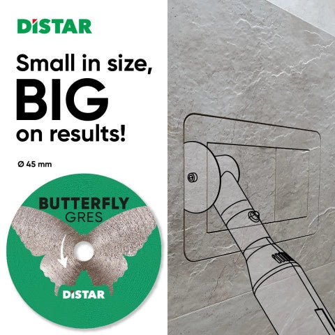 DISCO DE CORTE DIAMANTADA DISTAR 45X0,6X5,8F BUTTERFLY
